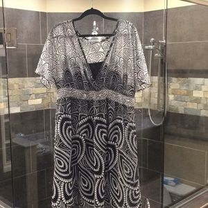 Maurice’s mid dress with slip